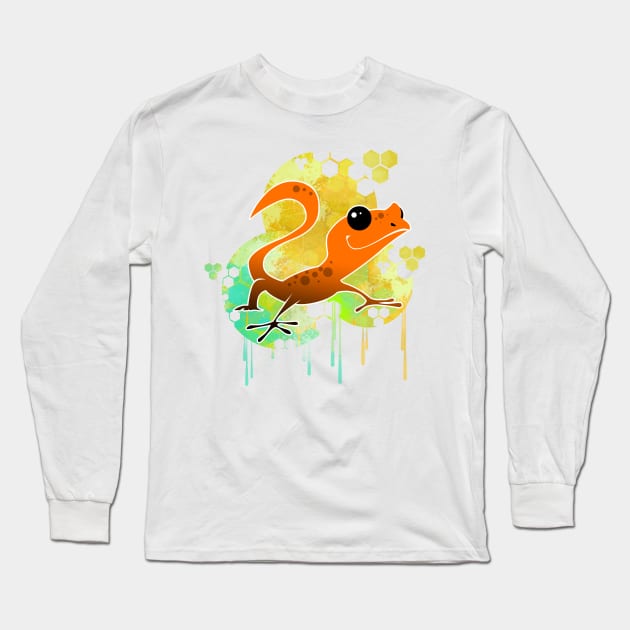 graffiti gecko Long Sleeve T-Shirt by gh30rgh3